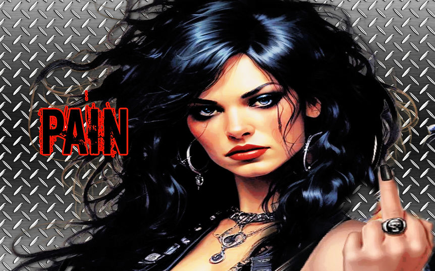 PAIN — Rocktress Radio DJ DJ Pain, thrash metal host on Rocktress Radio
